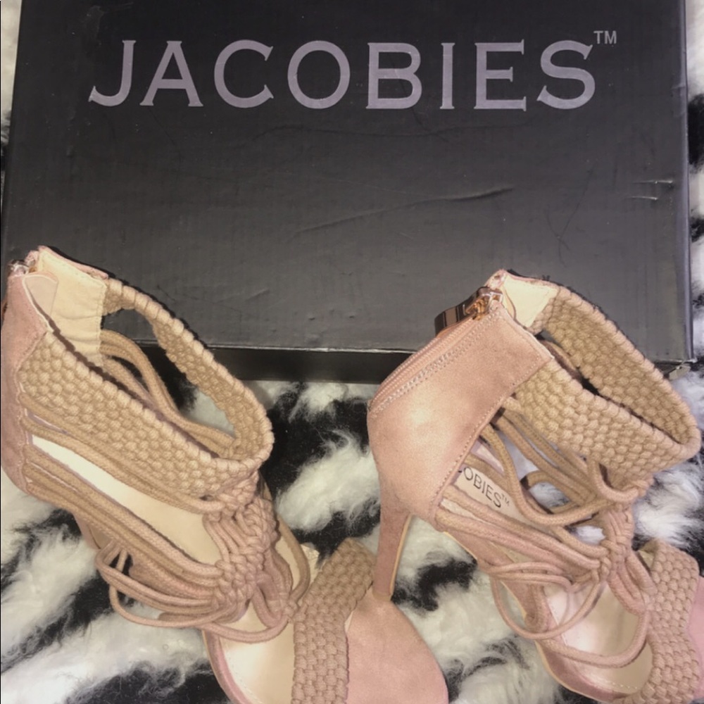 Sandals by Jacobies never worn outside.